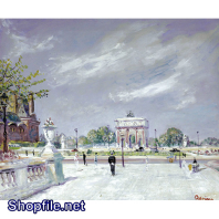 Tranh sơn dầu khung cãnh hùng vĩ